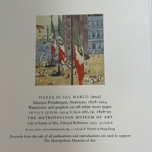 Metropolitan Museum of Art Scenes of Venice Correspondence Cards VTG - Picture 7 of 12